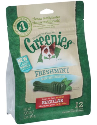 Greenies Dog Dental Treats Regular Fresh 1ea/12 oz, 12 ct