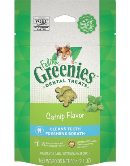 Greenies Feline Adult Cat Dental Treats Catnip 1ea/2.1 oz