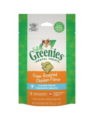 Greenies Feline Adult Cat Dental Treats Oven Roasted Chicken 1ea/2.1 oz