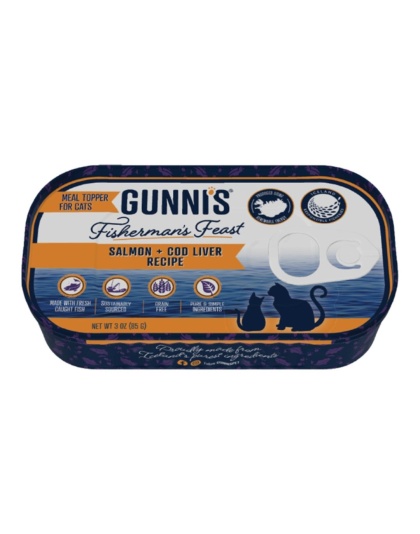 Gunni'S Cat Salmon Cod Liver 3Oz 17 Pack