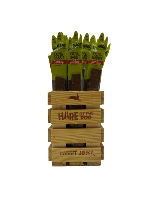 Etta Says! Hare Of The Dog Rabbit Jerky 10 Inch - (Display And 36 Jerkies)