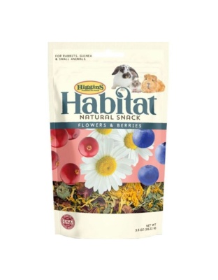 Higgins Habitat Small Animal Treats Flower/Berry 3.5oz.