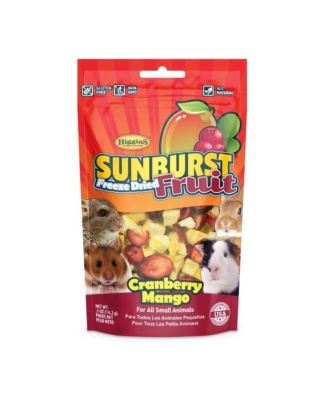 Sunburst Freeze Dried Fruit Small Animal Treat Cranberry/Mango .5oz.