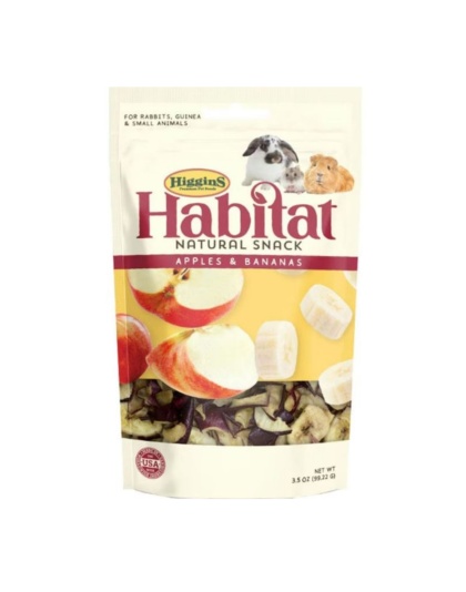 Higgins Habitat Small Animal Treats Apple/Banana 3.5oz.