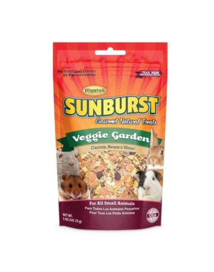 Sunburst Gourmet Natural Small Animal Treat Veggie Garden 5oz.