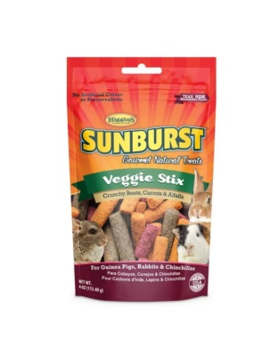 Sunburst Gourmet Natural Small Animal Treat Veggie Stix 4oz.