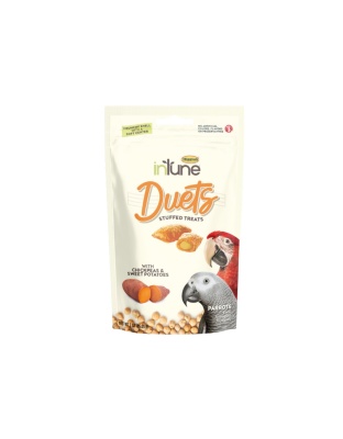 Intune Duets Treats For Parrots And Macaws Sweet Potato 3oz.