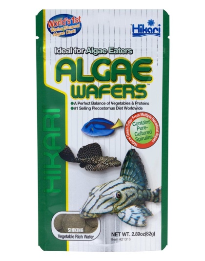 Hikari USA Algae Wafers Rapidly Sinking Wafer Fish Food 1ea/2.89 oz