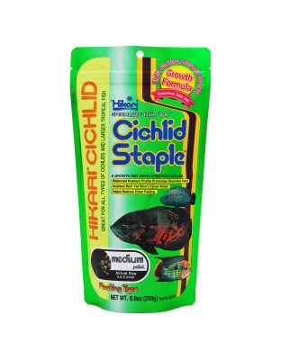 Hikari USA Cichlid Staple Pellets Fish Food 1ea/8.8 oz, MD