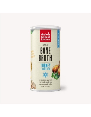 The Honest Kitchen Dog And Cat Instant Bone Broth Turkey 3.6oz.