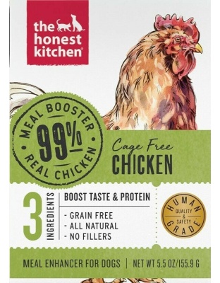 The Honest Kitchen Dog 99% Chicken Meal Booster Wet Dog Food 5.5oz. Carton (Case of 12)