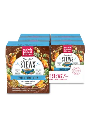 The Honest Kitchen Dog One Pot Stew Turkey and Quinoa 10.5oz. (Case of 6)