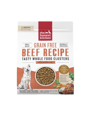 The Honest Kitchen Dog Clusters Grain Free Beef 5 Lbs.