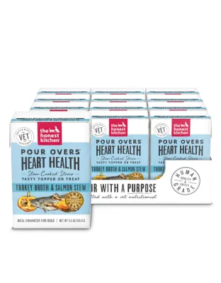 The Honest Kitchen Dog Grain Free Pour Over Heart Salmon 5.5Oz