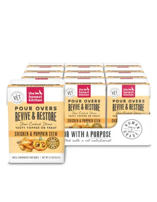 The Honest Kitchen Dog Grain Free Pour Over Revive & Recovery Chicken 5.5oz. (Case of 12)