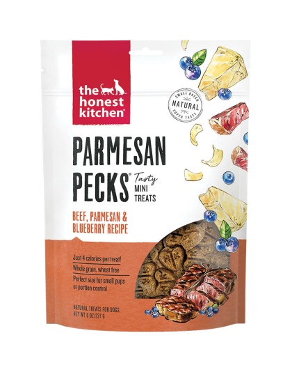 The Honest Kitchen Dog Parmesan Pecks Beef And Blueberry 8oz.