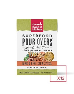The Honest Kitchen Dog Pour Super Food Lamb Beef 5.5oz. (Case of 12)