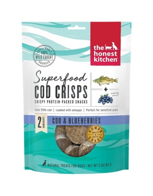 Honest Kitchen Dog Superfood Grain Free Cod Blueberry 3oz.