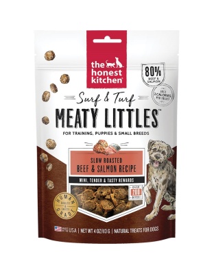 Honest Kitchen Dog Surf And Turf Meaty Lils Beef And Salmon 4oz.