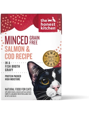 Honest Kitchen Cat Minced Salmon Cod 5.5oz. (Case of 12)