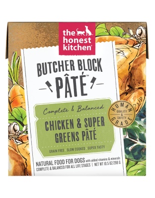 Honest Kitchen Dog Butcher Block Pate Chicken And Super Grains 10.5oz. (Case of 6)