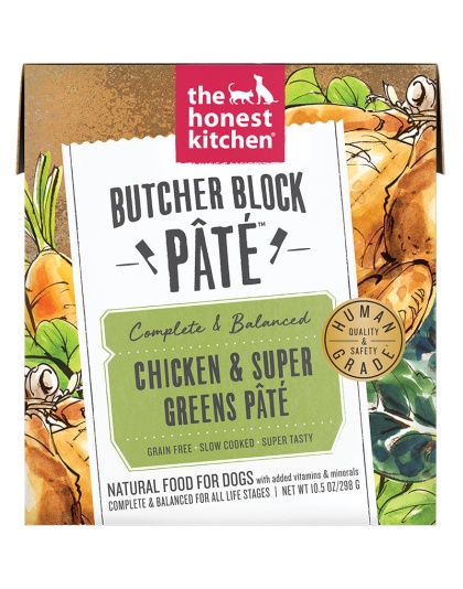 Honest Kitchen Dog Butcher Block Pate Chicken And Super Grains 10.5oz. (Case of 6)