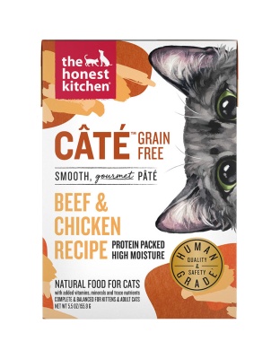 Honest Kitchen Cat Cate Beef Chicken 5.5oz. (Case of 12)