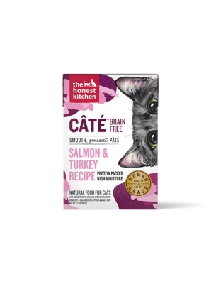 Honest Kitchen Cat Cate Salmon and Turkey 5.5oz. (Case of 12)