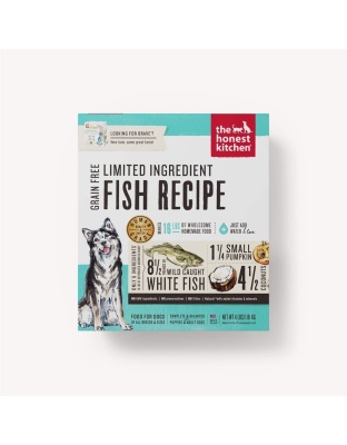 The Honest Kitchen Brave Limited Ingredient Fish Dehydrated Dog Food 4 Lbs