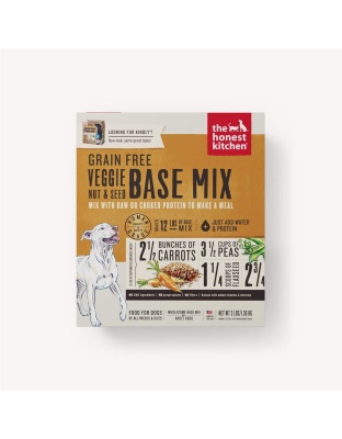 The Honest Kitchen Kindly Veggie; Nut And Seed Grain-Free Dehydrated Dog Base Mix 3 Lbs