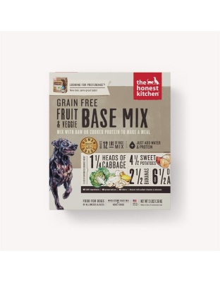 The Honest Kitchen Preferance Dehydrated Grain Free Fruit And Veggie Base Mix Recipe Dry Dog 3 Lbs