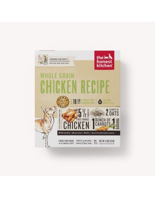 The Honest Kitchen Revel Whole Grain Chicken Dehydrated Dog Food 4 Lbs