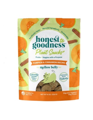 Honest To Goodness Mellow Belly Digestive Treats Pumpkin/Cinnamon 8oz.