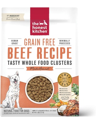 The Honest Kitchen Dog Clusters Grain Free Beef 1 Lbs. Trial