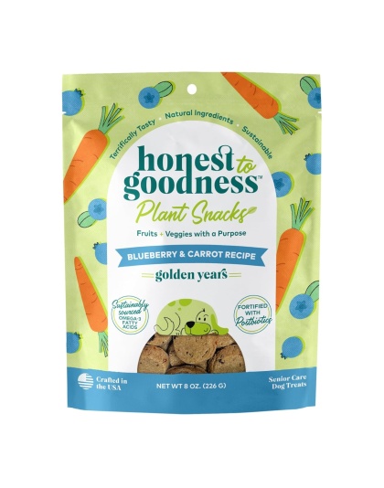 Honest To Goodness Golden Years Senior Treats Blueberry/Carrot 8oz.