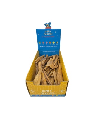 Honey I'm Home Dog Buffalo Collagen Strips 6 Inch (Case of 50)