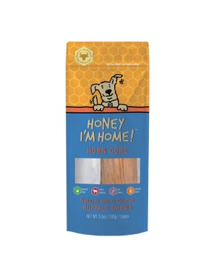 Honey Im Home Dog Buffalo Horn Core