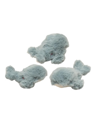 Hugglehounds Dog Wee Mobie Whale (Case of 3)