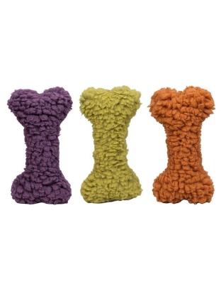 Hugglehounds Dog Hugglefleece Bone Assorted 12 Inch 3 Pack