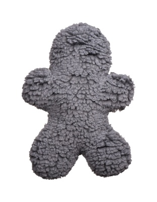 Hugglehounds Dog Fleece Man Gray Medium