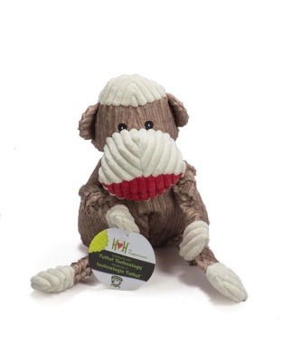 Hugglehounds Dog Stuey Sock Monkey Knottie Large