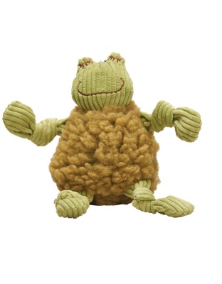 Hugglehounds Dog Fleece Flufferknot Fiona Frog Small