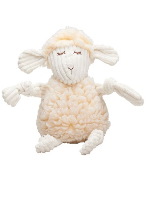 Hugglehounds Dog Fleece Flufferknot Louise Lamb Large