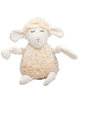 Hugglehounds Dog Fleece Flufferknot Louise Lamb Small