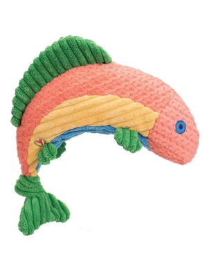 Hugglehounds Dog Knottie Rainbow Trout Large