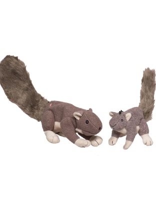 Huggle Hounds Dog Big Feller Squirrel Gray
