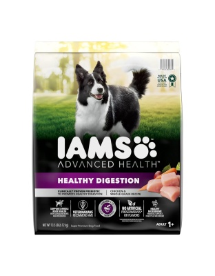 IAMS Advanced Healthy Digestion Adult Dry Dog Food Chicken & Whole Grains 1ea/13.5 lb