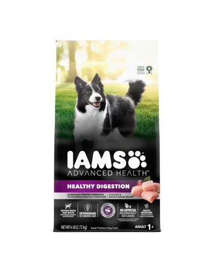 IAMS Advanced Healthy Digestion Adult Dry Dog Food Chicken & Whole Grains 1ea/6 lb