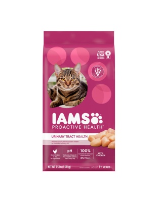 IAMS Proactive Health Urinary Tract Health Adult Dry Cat Food Chicken 1ea/3.5 lb