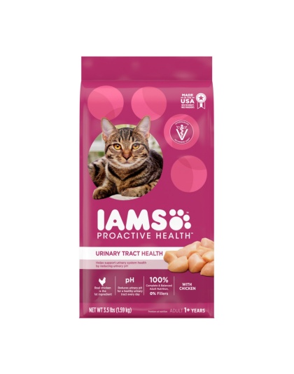 IAMS Proactive Health Urinary Tract Health Adult Dry Cat Food Chicken 1ea/3.5 lb